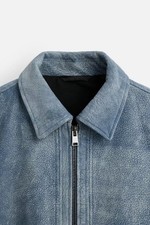 Washed leather jacket for sale  CARLISLE