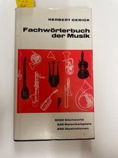 Fachwörterbuch musik gerigk gebraucht kaufen  Aarbergen