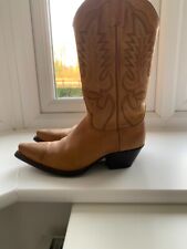 Cowboy boots tan for sale  SHEERNESS