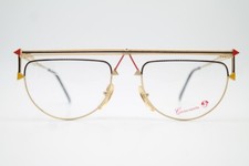 Armação de óculos oval multicolorida dourada vintage Casanova RVC-1 comprar usado  Enviando para Brazil