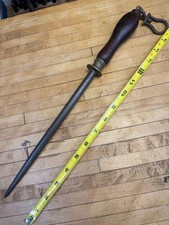 Vara de afiação vintage J. I. Wilson Sheffield England cabo de pau-rosa, usado comprar usado  Enviando para Brazil