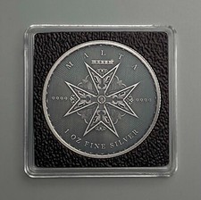 Malta 2023 Maltese Cross 5 Euro 1 oz Silver Antique Finish na sprzedaż  PL