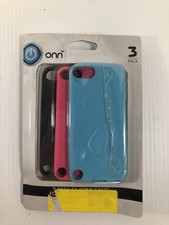Pacote com 3 capas de silicone Onn para iPod Touch 5 e 6 cinza azul claro rosa comprar usado  Enviando para Brazil