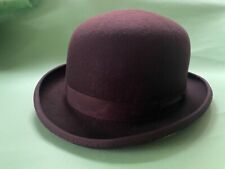 mens brown bowler hat for sale  LONDON