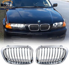 Grelha frontal cromada para 1998-2001 BMW E46 Sedan 320i 323i 325i 328i 330i comprar usado  Enviando para Brazil