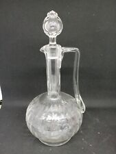 Antique glass carafe d'occasion  Expédié en Belgium