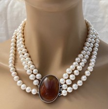 Hochzeitstag kette süßwasser gebraucht kaufen  Ziesar