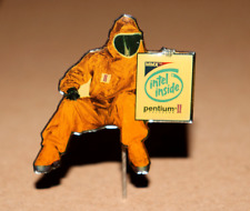 Emblema de broche promocional colecionável antigo processador Intel Inside Pentium II 2, usado comprar usado  Enviando para Brazil