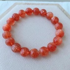 Pulseira de contas redondas de cristal pedra do sol natural genuína 5A comprar usado  Enviando para Brazil