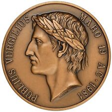 Medaglia publio virgilio usato  Italia