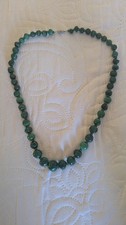 Collana vintage malachite usato  Casapesenna