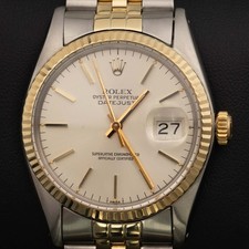 Usado, Rolex Datejust 16013 relógio bisel canelado dois tons Jubileu 36mm índice mostrador marfim comprar usado  Enviando para Brazil