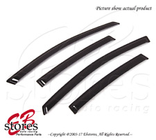 Viseiras de janela JDM pretas profundas montadas externamente para Nissan Sentra Sedan 2007-12 4 peças comprar usado  Enviando para Brazil