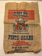 Collectible burlap gunny for sale  Albuquerque
