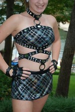 Black silver strappy for sale  Fort Mill