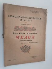 Guerre meaux bataille d'occasion  Saint-Quentin