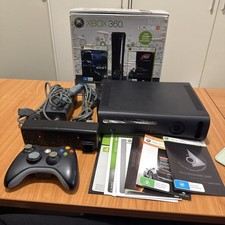 Console Xbox 360 preto Elite 120GB + controle + ventilador + cabo AV NA CAIXA (FUNCIONA) comprar usado  Enviando para Brazil