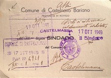Castelnovo bariano 1949 usato  Roma