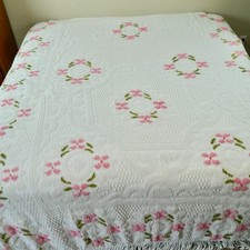 Vintage chenille bedspread for sale  Houston