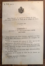Lisio 1890 regio usato  Italia