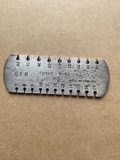 Vintage wire gauge for sale  EVESHAM