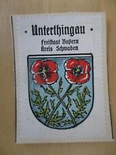 Wappenmarke unterthingau gebraucht kaufen  Sulzbach/Saar