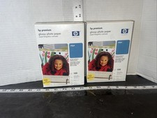 Papel fotográfico HP Premium GLOSSY 4X6 jato de tinta 100 folhas 10 mil fotos papel comprar usado  Enviando para Brazil