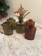 vase 5 glass 10 green tall for sale  Greenbrier