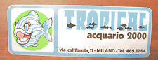 Adesivo tropical acquario usato  Milano