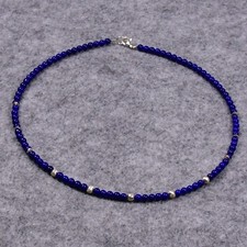 Lapislazuli halskette 925er gebraucht kaufen  Berlin