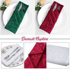 Damask cloth napkins for sale  LONDON