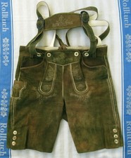 Grünbraune lederhose antik gebraucht kaufen  Berlin