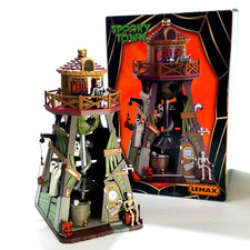 Lemax 2020 Spooky Springs Water Tower SpookyTown #93410 U2 Wild West Outskirts comprar usado  Enviando para Brazil