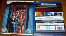 Waxwork blu ray for sale  BOURNEMOUTH