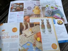 Easter crochet patterns for sale  RIPLEY