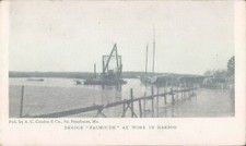 EUA Draga "Falmouth" no trabalho em Hartbour Me 1900s PC comprar usado  Enviando para Brazil
