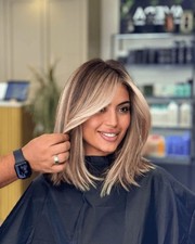 Peruca de renda Ombre cabelo humano loiro 13x4 para mulheres da moda comprar usado  Enviando para Brazil