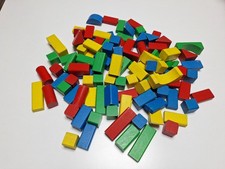 100 stk holzbausteine gebraucht kaufen  Aalen