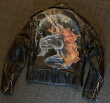 Vintage airbrushed schott for sale  South Bend