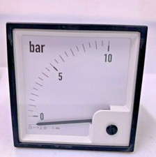 Panel de instrumentos bobina móvil Eltroma Technik PQ96 4..20mA escala 0...10 bar segunda mano  Embacar hacia Mexico