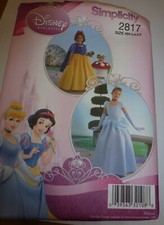 Fantasia infantil Simplicity 2817 Branca de Neve Cinderela padrão tamanho 3-6 comprar usado  Enviando para Brazil