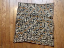 Usado, Tecido vintage feito à mão arte africana Cuba, tecido Zaire Congo (RDC). Tapeçaria #49 comprar usado  Enviando para Brazil