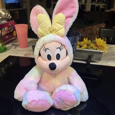 Disney Store 2020 Minnie Mouse 18" coelho de Páscoa de pelúcia tintura pastel comprar usado  Enviando para Brazil
