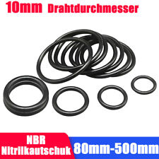 O Ringe 80mm-500mm Schnurstärke 10mm NBR 70 Dichtung Dichtring O-Ring Gummiring comprar usado  Enviando para Brazil