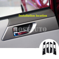 Para Subaru Forester ABS fibra de carbono maçaneta painel tampa acabamento 2008-2012 comprar usado  Enviando para Brazil