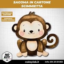 Scimmia sagoma cartone usato  Campagna