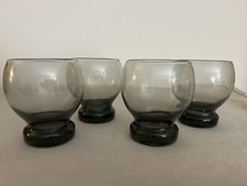 Copos bolha vidro esfumaçado vintage MCM copos pedras utensílios de bar coquetel comprar usado  Enviando para Brazil