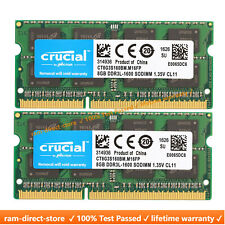 Crucial ddr3 16gb for sale  STOCKPORT