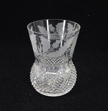 Uísque Edinburgh Crystal Thistle à moda antiga 8 oz. Vidro 4" de altura, 2 7/8" de largura comprar usado  Enviando para Brazil
