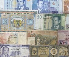 NOTAS MARROQUINAS DIRHAM/FRANCO - ESCOLHA DE NOTA E ESTILO - MARROCOS comprar usado  Enviando para Brazil